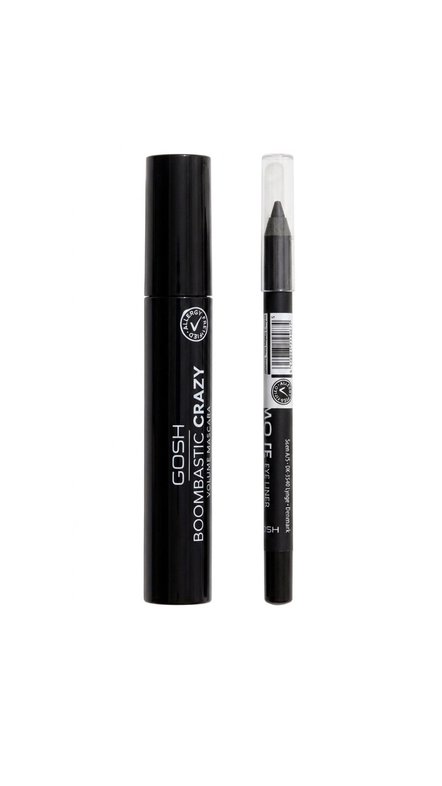 GOSH BOOMBASTIC CRAZY VOLUME MASCARA & MATTE EYE LINER گوش عرض مسكارا + كحل للعيون